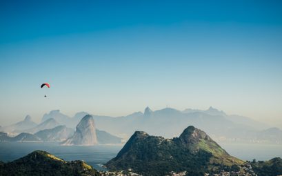 Rio de Janeiro au Brésil avec le Corcovado en arrière plan