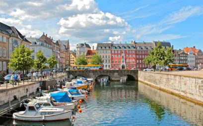 Copenhague, le centre historique et le canal, capitale du Danemark
