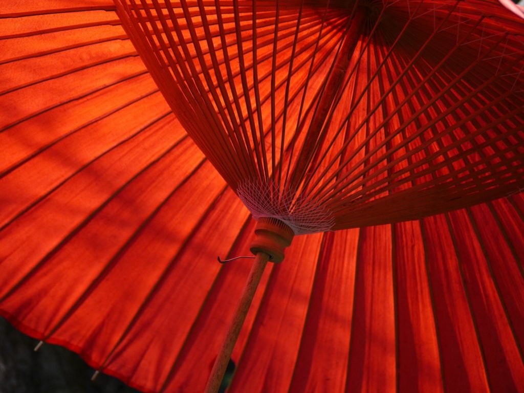 Une ombrelle traditionnelle