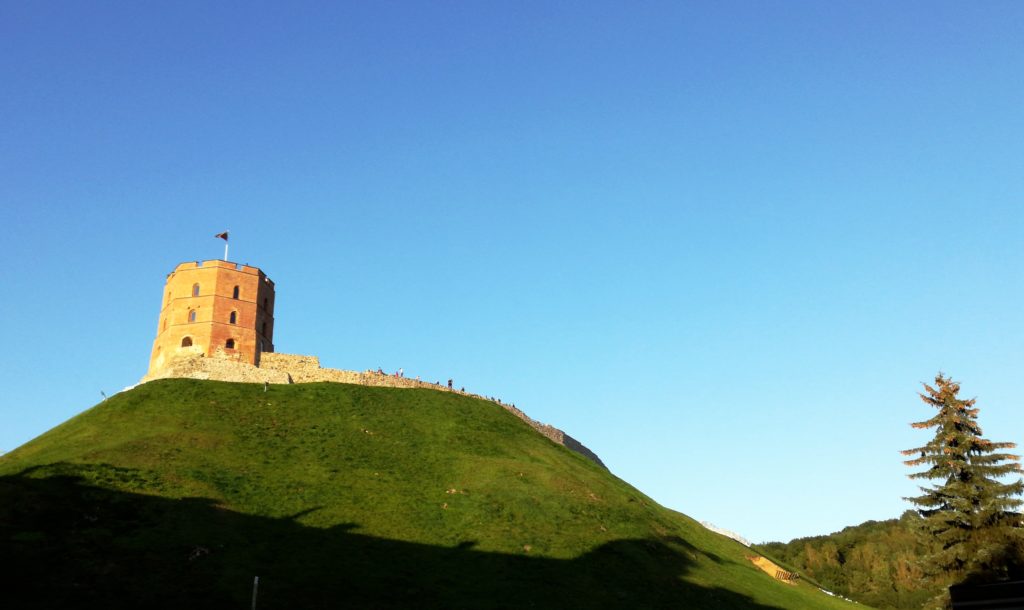 La tour Gediminas à Vilnius, capitale de la Lituanie