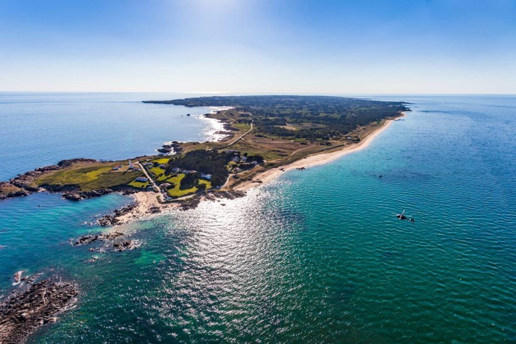 L'île d'Yeu vue du ciel - Vendée (85) - France