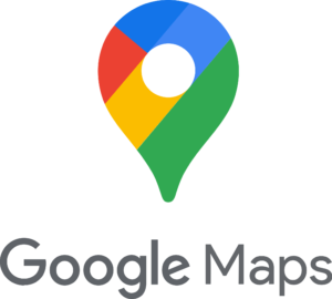 Logo Google Maps, carte et points d'intérêts