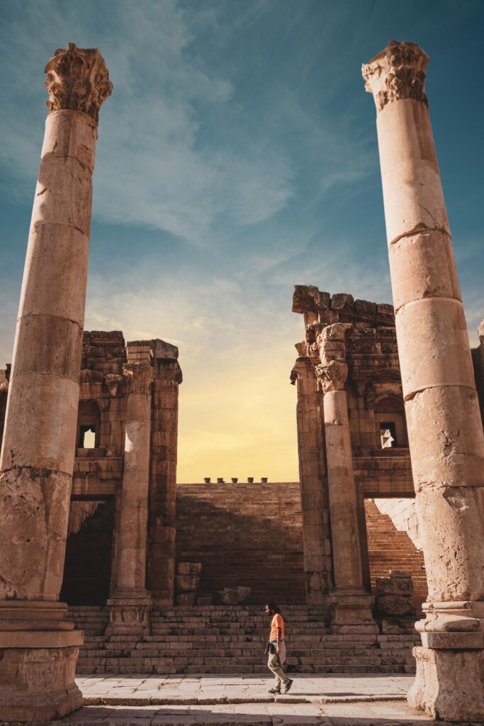 Jerash, la cité antique en Jordanie