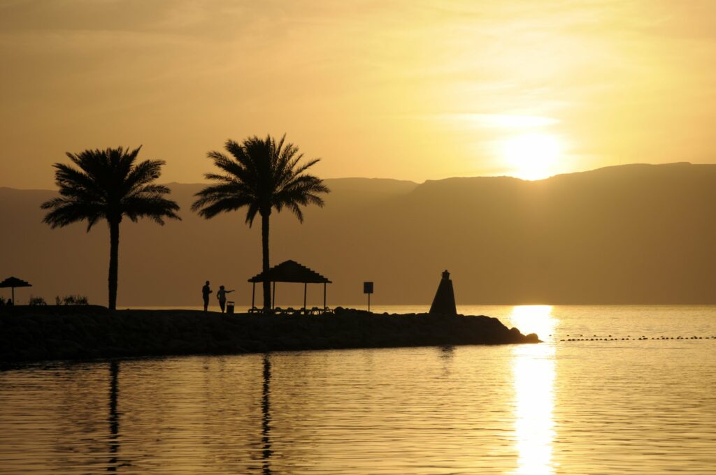 Aqaba en Jordanie, la seule ville côtière de la Jordanie, située au bord de la mer Rouge