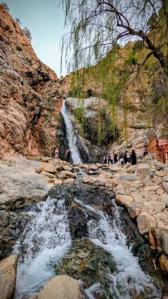 Les cascades de la Vallée de l'Ourika au Maroc